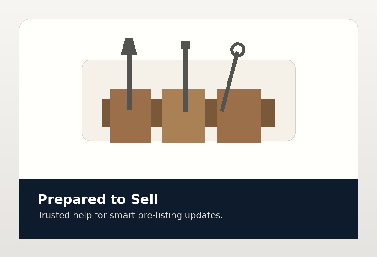 Illustration of contractor tools for pre-listing preparation